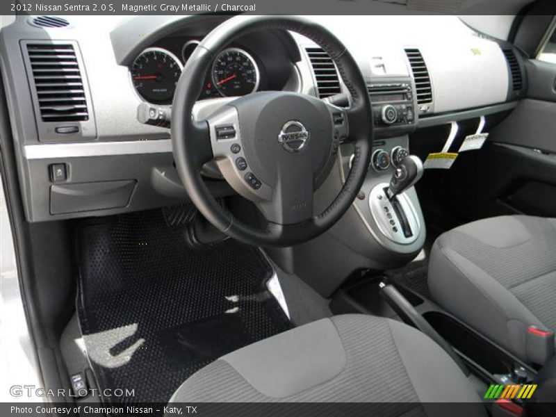 Magnetic Gray Metallic / Charcoal 2012 Nissan Sentra 2.0 S