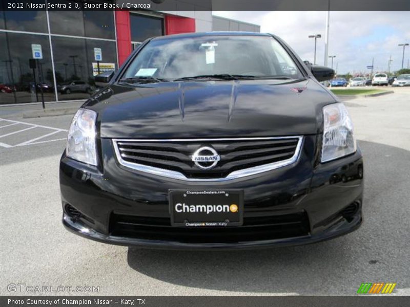 Super Black / Charcoal 2012 Nissan Sentra 2.0