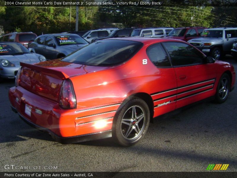 Victory Red / Ebony Black 2004 Chevrolet Monte Carlo Dale Earnhardt Jr. Signature Series