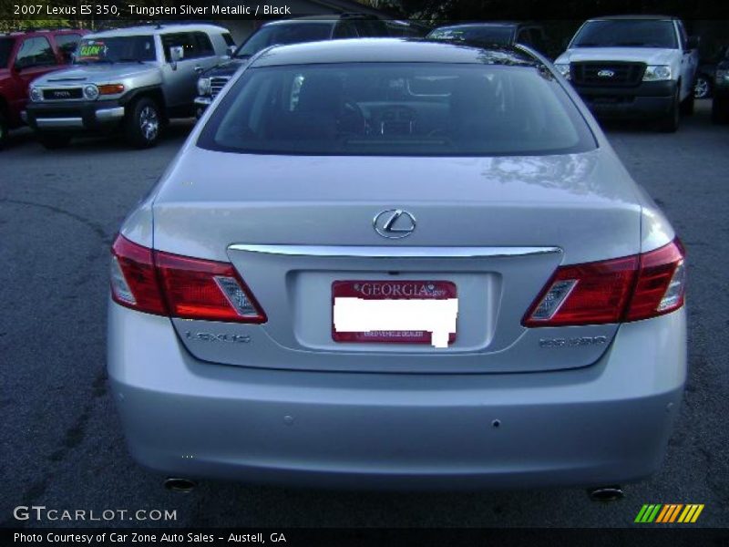 Tungsten Silver Metallic / Black 2007 Lexus ES 350