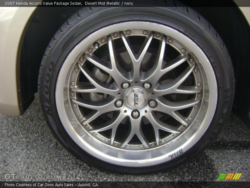 Desert Mist Metallic / Ivory 2007 Honda Accord Value Package Sedan