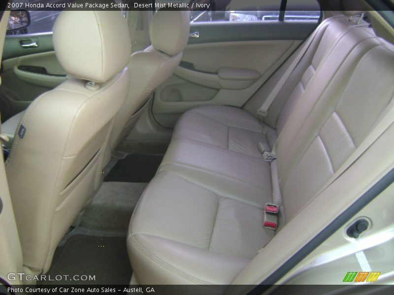 Desert Mist Metallic / Ivory 2007 Honda Accord Value Package Sedan