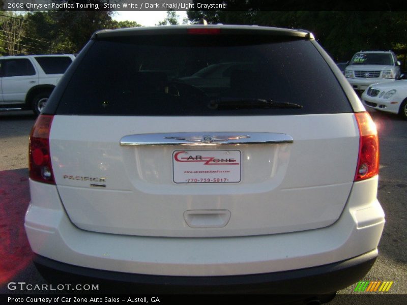 Stone White / Dark Khaki/Light Graystone 2008 Chrysler Pacifica Touring