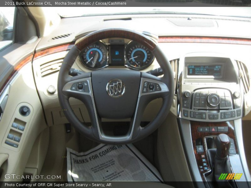 Mocha Steel Metallic / Cocoa/Cashmere 2011 Buick LaCrosse CXL