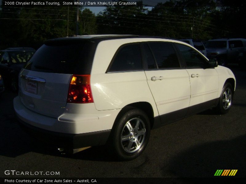 Stone White / Dark Khaki/Light Graystone 2008 Chrysler Pacifica Touring