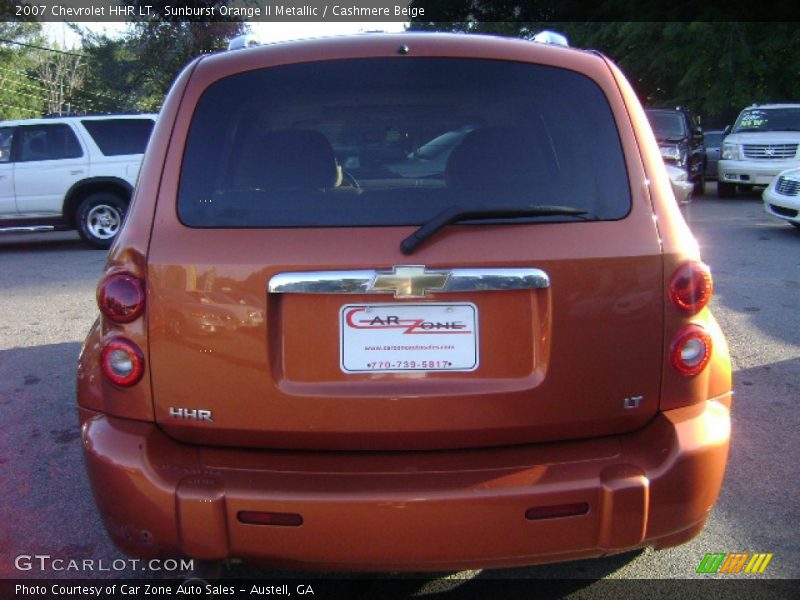 Sunburst Orange II Metallic / Cashmere Beige 2007 Chevrolet HHR LT