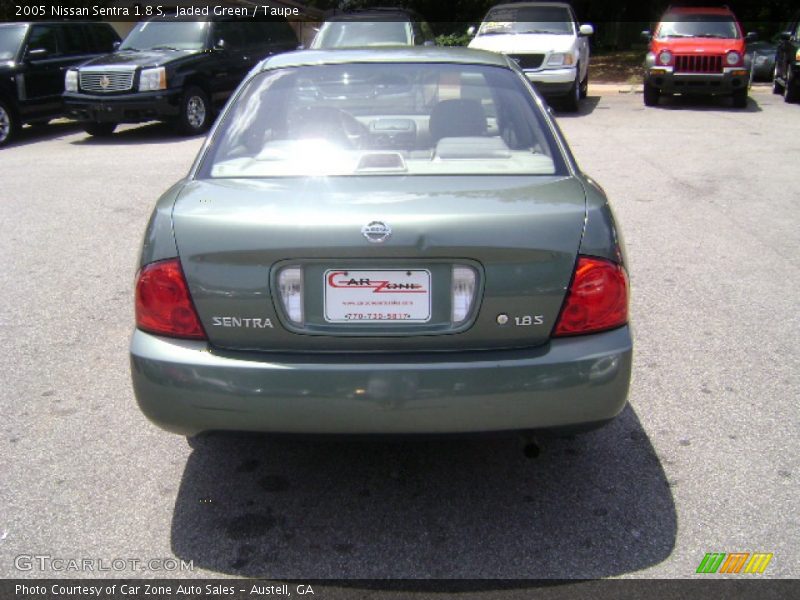 Jaded Green / Taupe 2005 Nissan Sentra 1.8 S