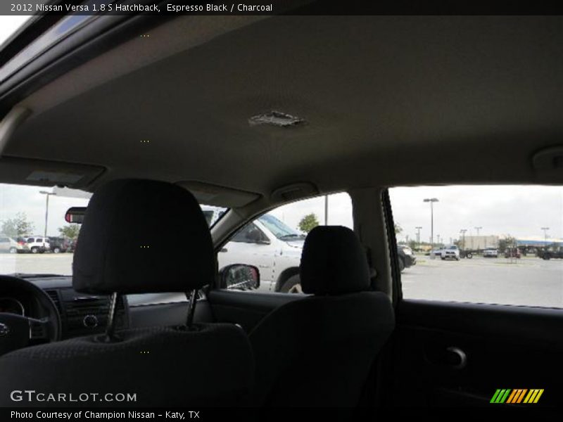 Espresso Black / Charcoal 2012 Nissan Versa 1.8 S Hatchback