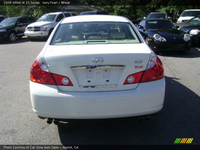 Ivory Pearl / Wheat 2006 Infiniti M 35 Sedan