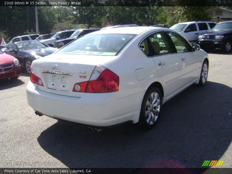 Ivory Pearl / Wheat 2006 Infiniti M 35 Sedan