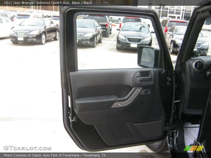 Black / Black 2012 Jeep Wrangler Unlimited Sport S 4x4