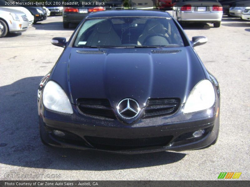 Black / Black 2006 Mercedes-Benz SLK 280 Roadster