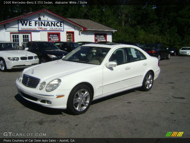Alabaster White / Stone 2006 Mercedes-Benz E 350 Sedan