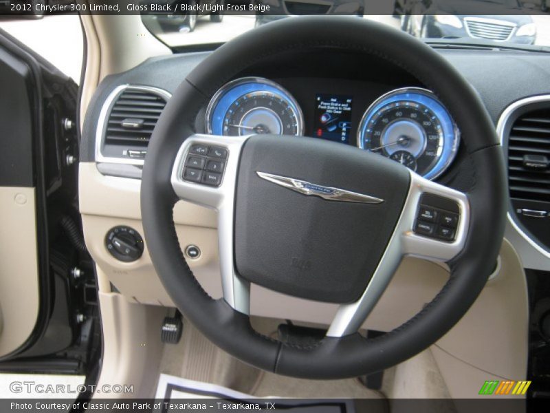 Gloss Black / Black/Light Frost Beige 2012 Chrysler 300 Limited