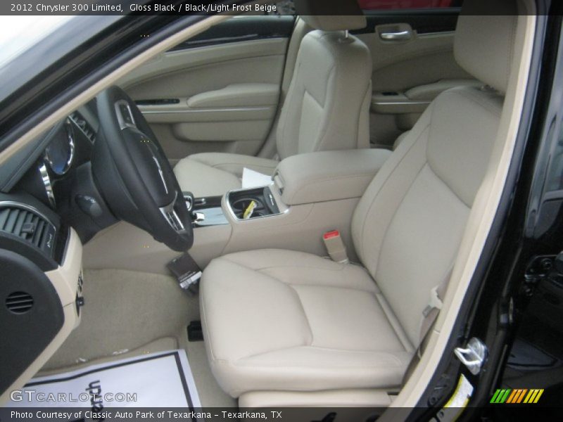 Gloss Black / Black/Light Frost Beige 2012 Chrysler 300 Limited