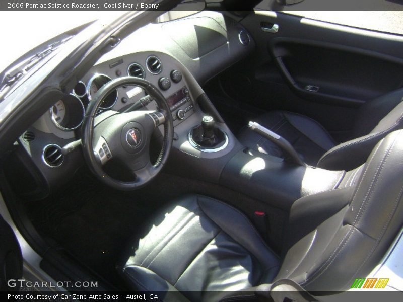 Cool Silver / Ebony 2006 Pontiac Solstice Roadster