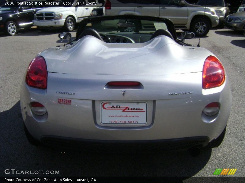 Cool Silver / Ebony 2006 Pontiac Solstice Roadster