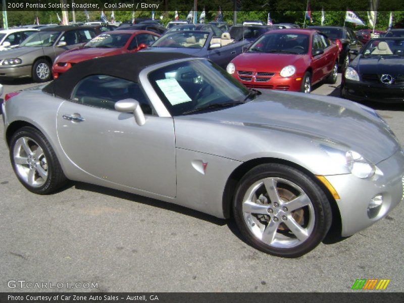 Cool Silver / Ebony 2006 Pontiac Solstice Roadster