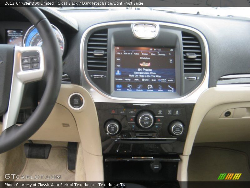 Gloss Black / Dark Frost Beige/Light Frost Beige 2012 Chrysler 300 Limited
