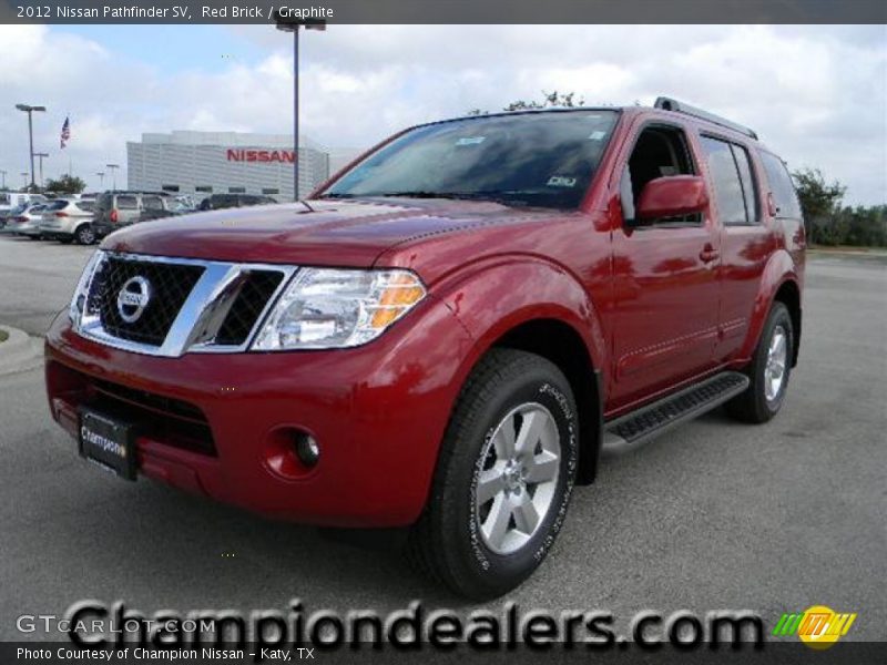 Red Brick / Graphite 2012 Nissan Pathfinder SV