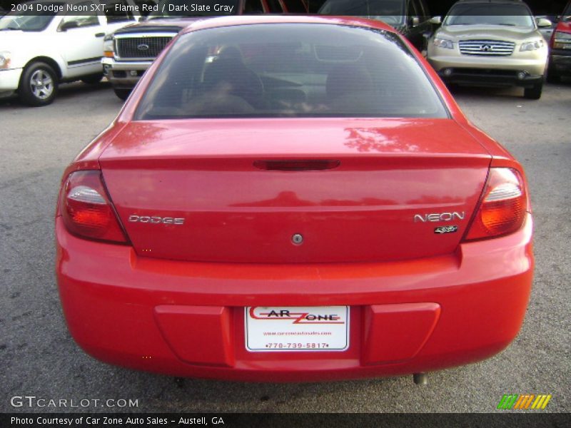 Flame Red / Dark Slate Gray 2004 Dodge Neon SXT