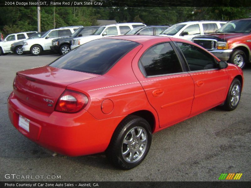 Flame Red / Dark Slate Gray 2004 Dodge Neon SXT
