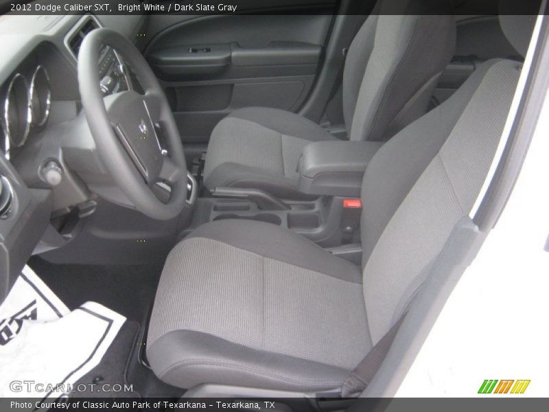 Bright White / Dark Slate Gray 2012 Dodge Caliber SXT