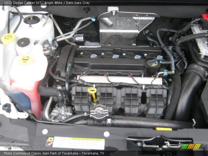 Bright White / Dark Slate Gray 2012 Dodge Caliber SXT