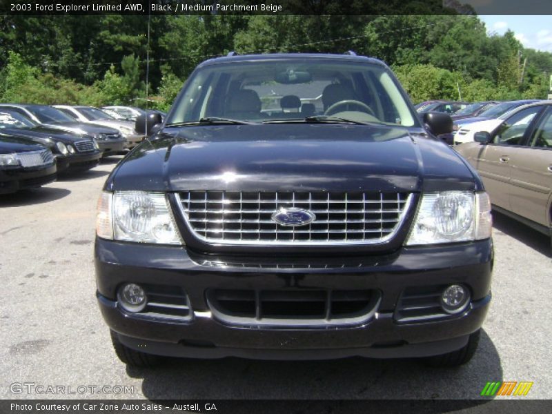 Black / Medium Parchment Beige 2003 Ford Explorer Limited AWD
