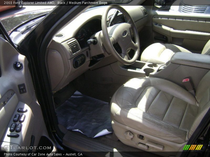 Black / Medium Parchment Beige 2003 Ford Explorer Limited AWD