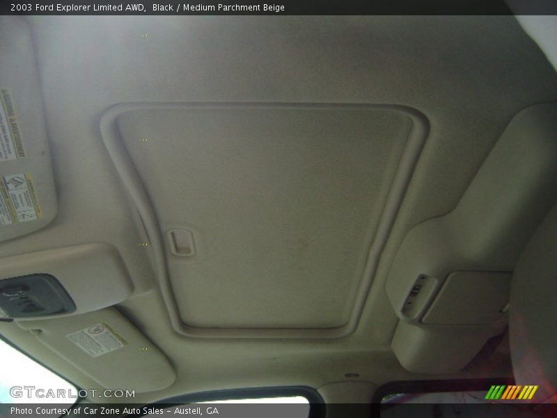 Black / Medium Parchment Beige 2003 Ford Explorer Limited AWD