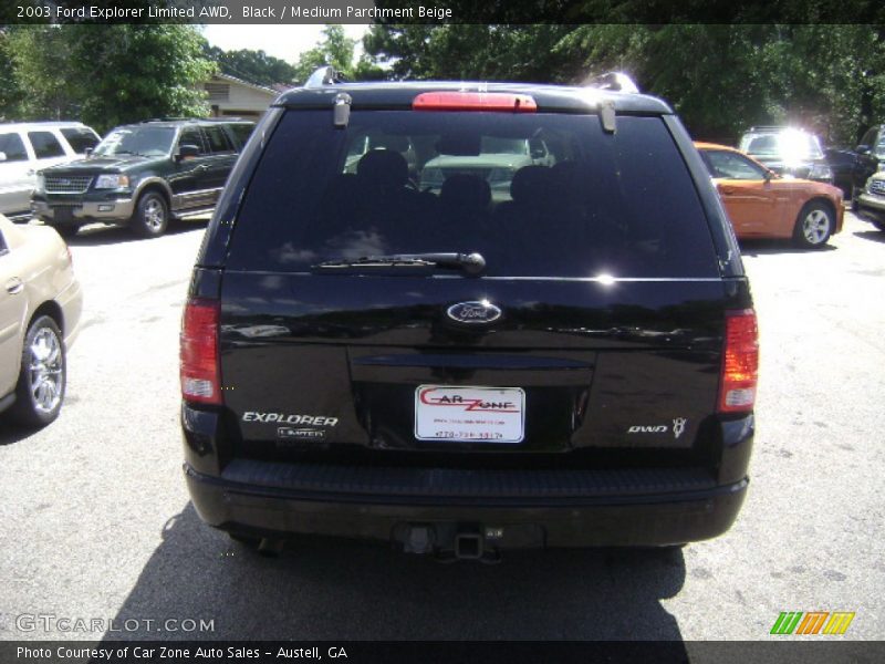 Black / Medium Parchment Beige 2003 Ford Explorer Limited AWD