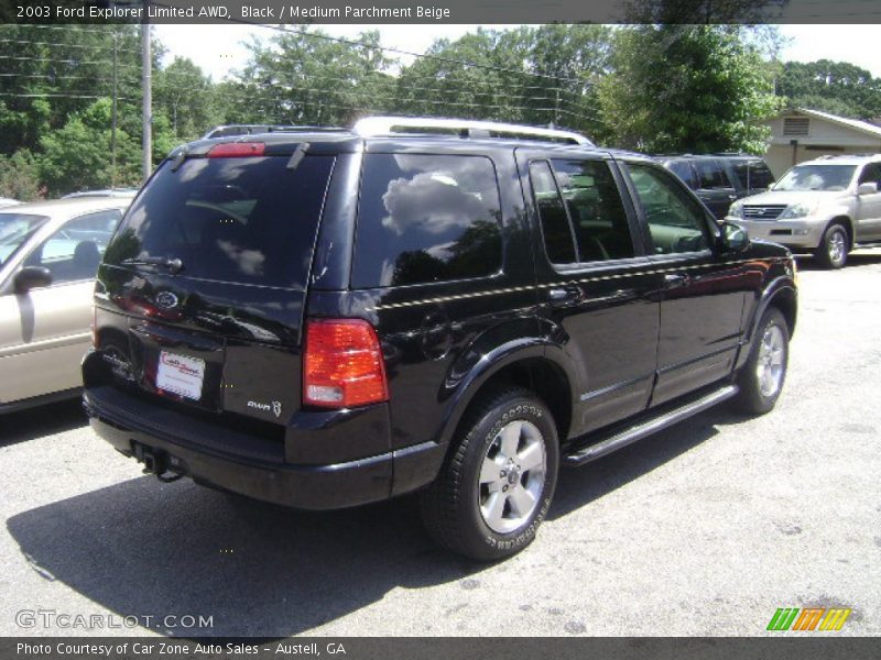 Black / Medium Parchment Beige 2003 Ford Explorer Limited AWD