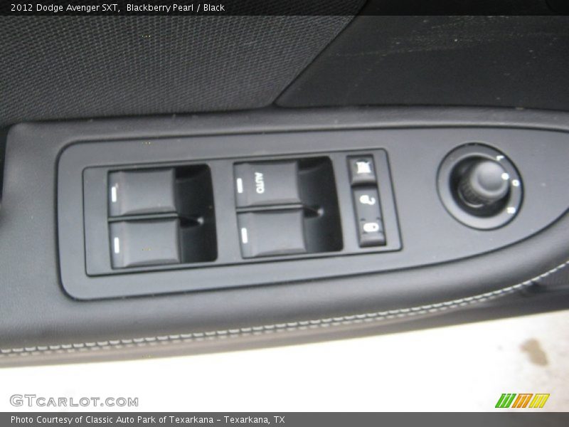 Blackberry Pearl / Black 2012 Dodge Avenger SXT