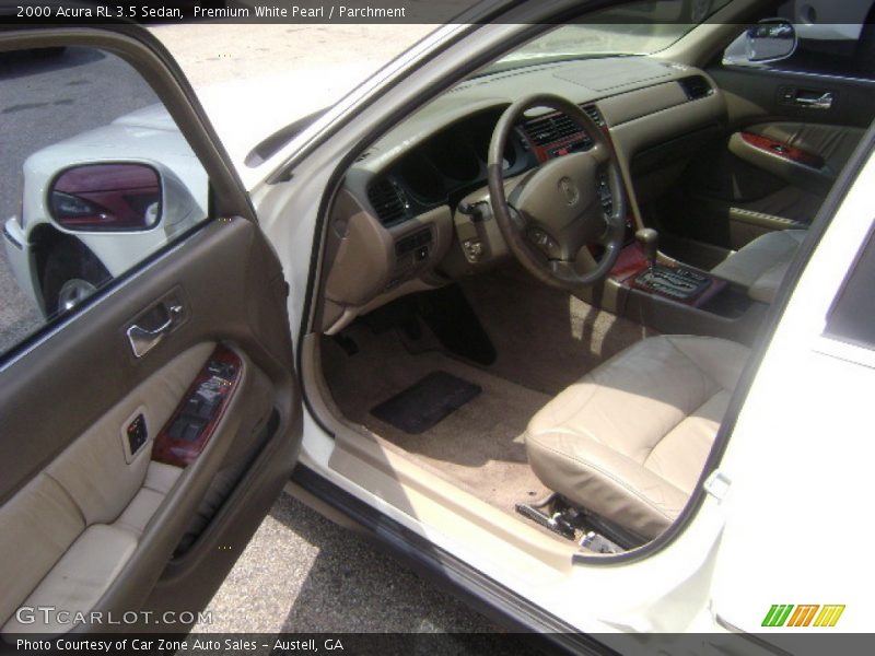 Premium White Pearl / Parchment 2000 Acura RL 3.5 Sedan