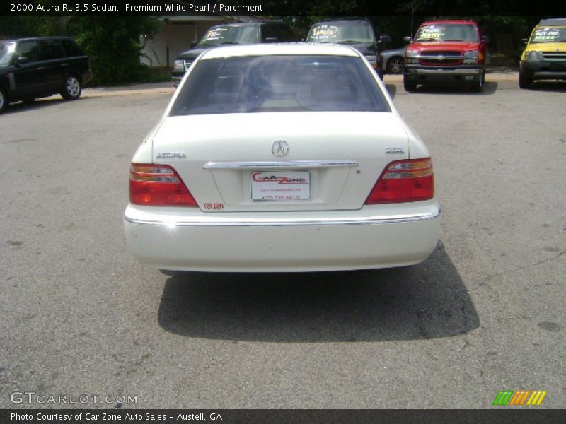 Premium White Pearl / Parchment 2000 Acura RL 3.5 Sedan