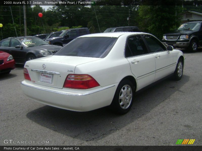 Premium White Pearl / Parchment 2000 Acura RL 3.5 Sedan