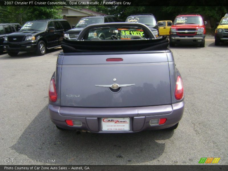 Opal Gray Metallic / Pastel Slate Gray 2007 Chrysler PT Cruiser Convertible