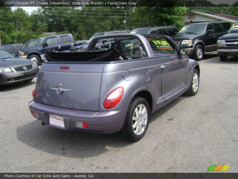 Opal Gray Metallic / Pastel Slate Gray 2007 Chrysler PT Cruiser Convertible