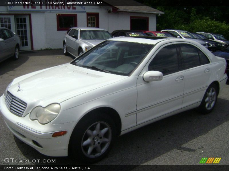Alabaster White / Ash 2003 Mercedes-Benz C 240 Sedan