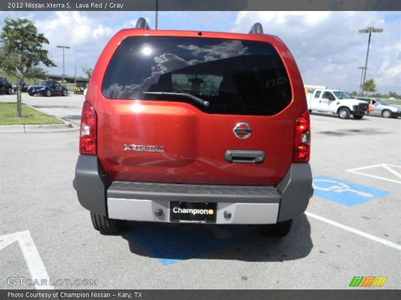 Lava Red / Gray 2012 Nissan Xterra S