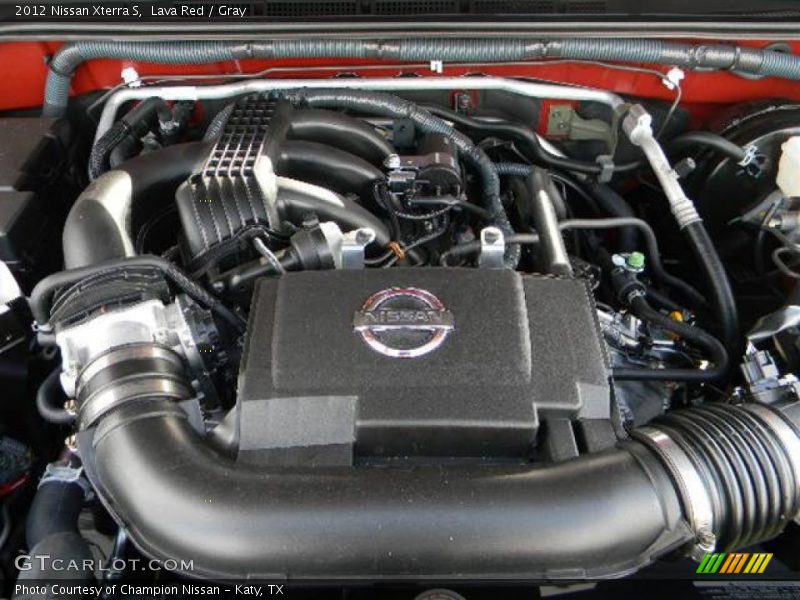 Lava Red / Gray 2012 Nissan Xterra S