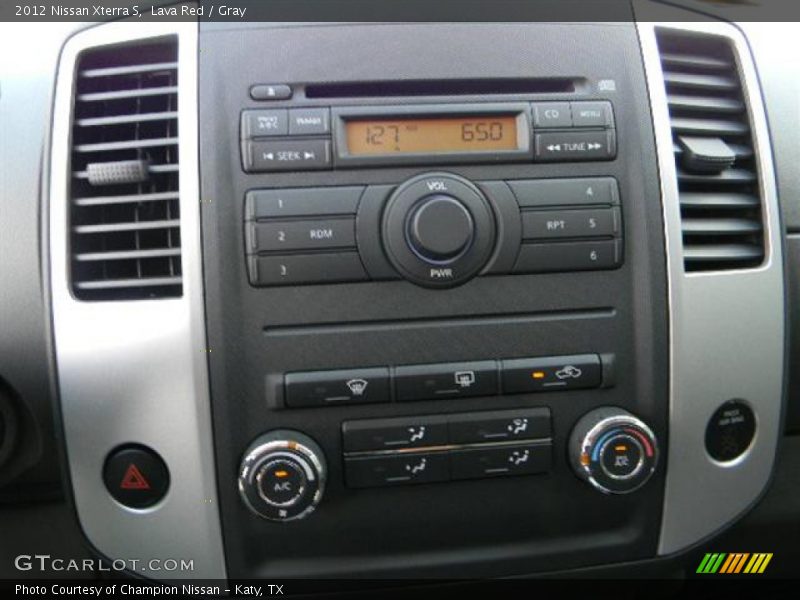 Lava Red / Gray 2012 Nissan Xterra S