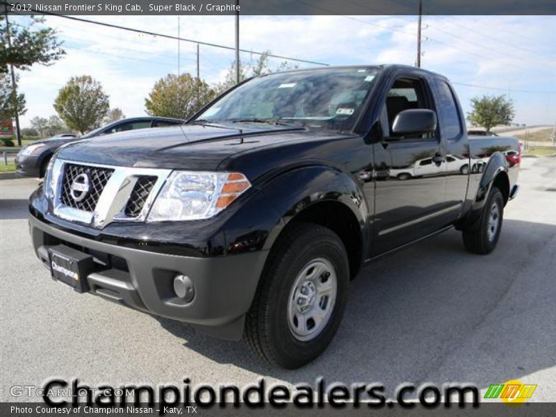 Super Black / Graphite 2012 Nissan Frontier S King Cab