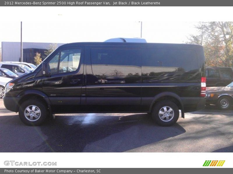 Jet Black / Black Leatherette 2012 Mercedes-Benz Sprinter 2500 High Roof Passenger Van