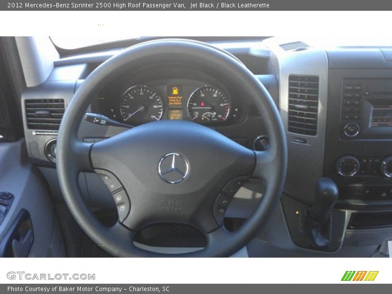 Jet Black / Black Leatherette 2012 Mercedes-Benz Sprinter 2500 High Roof Passenger Van