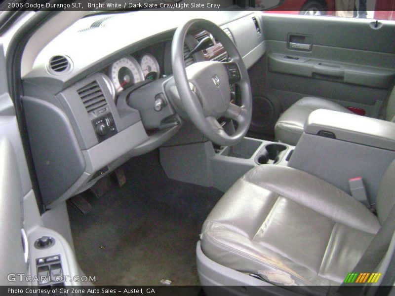 Bright White / Dark Slate Gray/Light Slate Gray 2006 Dodge Durango SLT