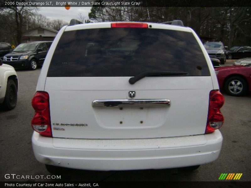 Bright White / Dark Slate Gray/Light Slate Gray 2006 Dodge Durango SLT