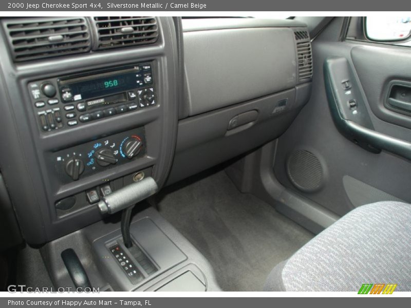 Silverstone Metallic / Camel Beige 2000 Jeep Cherokee Sport 4x4