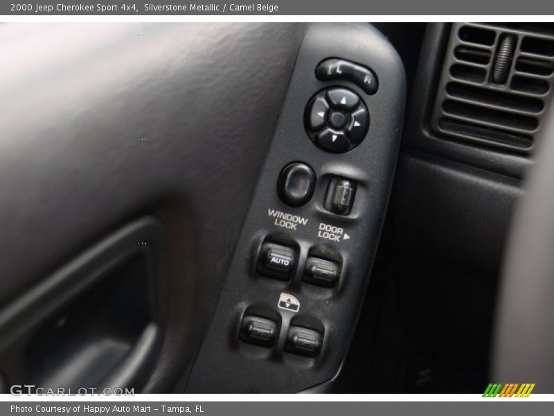 Silverstone Metallic / Camel Beige 2000 Jeep Cherokee Sport 4x4